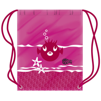 Swimming Bag – Kids Drawstring Swim Bag – Pink