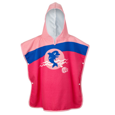 Kids Swim Poncho – Soft Hooded Towel Poncho for Children 2