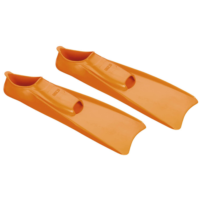 Rubber Training Swim Fins – Orange