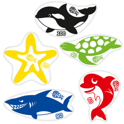 Dive Animal Set  5 Piece Underwater Toy Pack